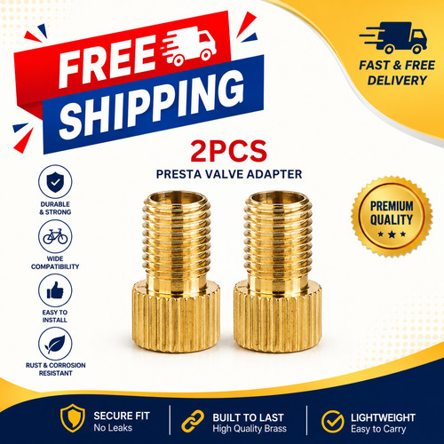 Brass adaptor presta to - x,