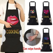 Plain Apron with Front Pocket for Chefs Butchers Kitchen Cooking Craft UK Baking