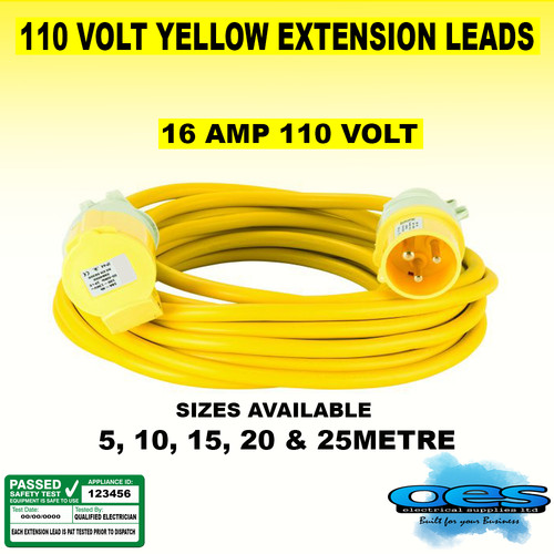 Storm 110v yellow extension - 110v,