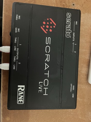 Rane scratch live sl1 audio - dj,