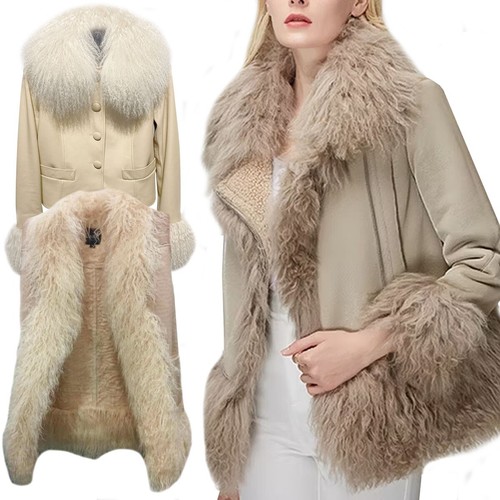 Ladies sheepskin jacket sheep - jacket,