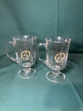 Two Irish Coffee Glasses 