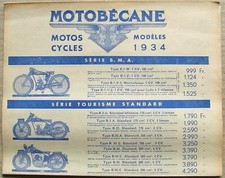 MOTOBECANE MOTORCYCLES &