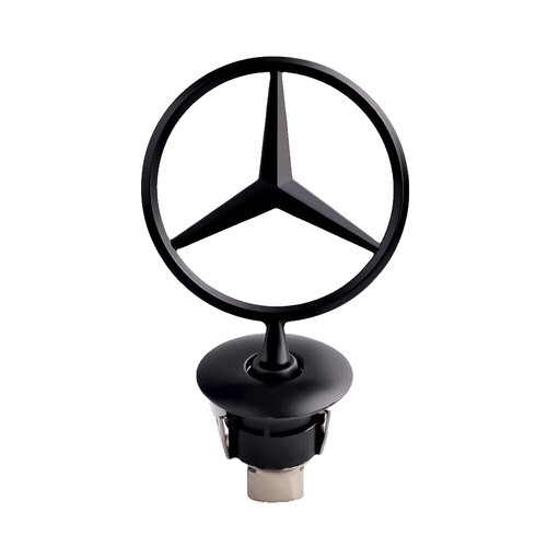Hood star logo emblem matte - star, in