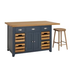 Westbury Blue Painted Large