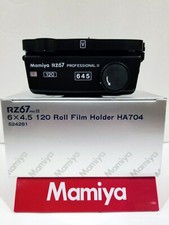 Mamiya RZ67 ProII HA704 120 6x4.5 roll film holder back