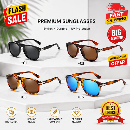Persol style retro round - style,