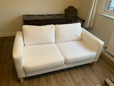 Ikea Karlstad, 2 Seater Cream