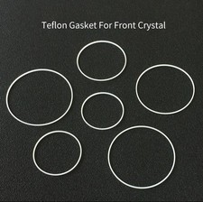 0.6-1.7mm White Watch Crystal Gasket Waterproof Front Glass Seal Ring 16-40mm