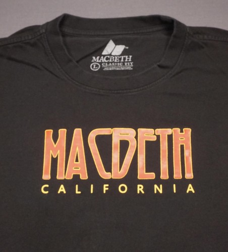 Macbeth shirt mens large black - shirt,