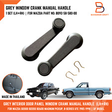 GREY DOOR WINDOW CRANK MANUAL HANDLE FOR MAZDA PICKUP UF 85-93 B2000 B2200 B2600