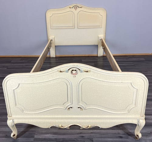 Bed vintage french shabby chic - bed,