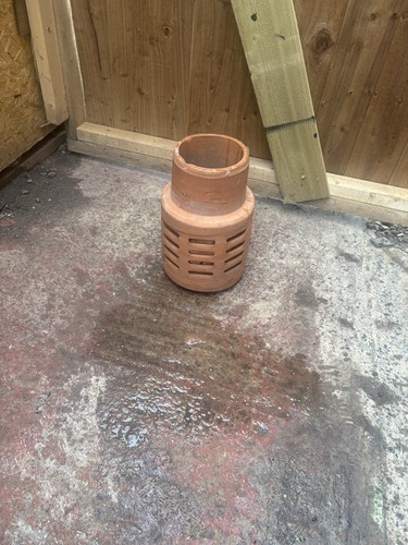 Terracotta chimney pot insert - terracotta,