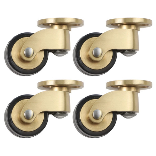 Set brass casters - casters, 360