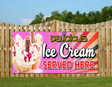 ICE CREAM FOOD PVC BANNERS -