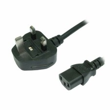 1.8m 3UK Mains Power Cable