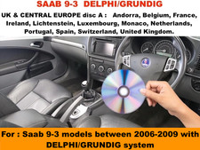 SAAB 9-3 MAP DVD -  UK &