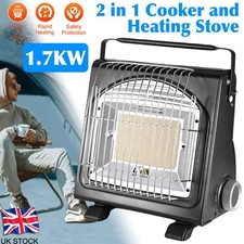 2 in 1 Portable Cooking and Heating Stove 7KW for Outdoor Camping Hiking