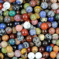 Wholesale 4 6 8 10mm Mixed Natural Stone Beads Round Loose Gemstone Beads