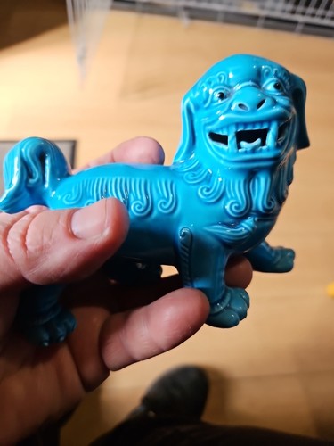Vintage chinese pottery foo - pottery,