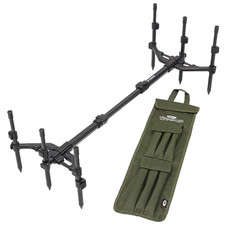 NGT Carp Fishing Pod 3 Rod Fully Adjustable TRI POD With Fishing Carry Case Bag