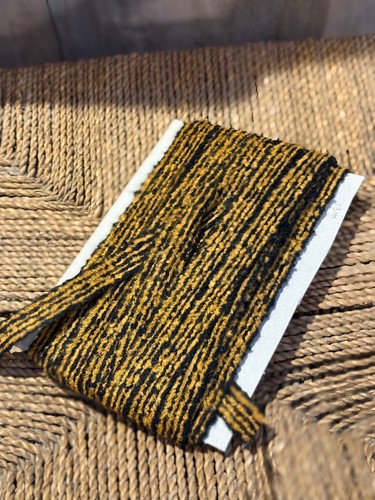 Vintage antique wool gold and - wool,