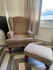 Parker Knoll Hartley Wingback Chair and Footstool Amazing Condition Great Price