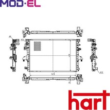 RADIATOR ENGINE COOLING 618 692 FOR VW CALIFORNIA/T5/Camper MULTIVAN AXA 2.0L