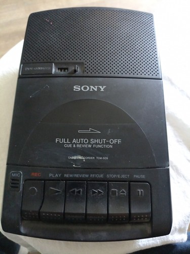 Sony tcm 939 cassette corder - sony, cassette-corder