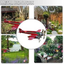 Airplane Wind Spinners Weather Vane Aircraft Windmill Garden Decoration
