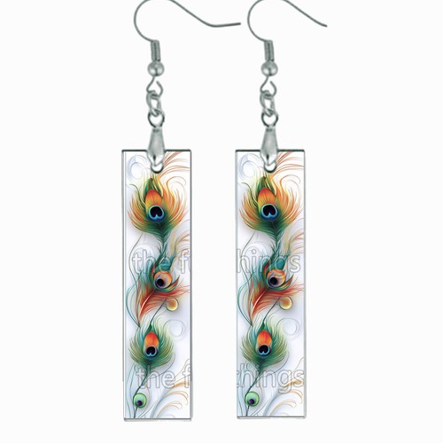 Whimsical peacock feathers - whimsical,
