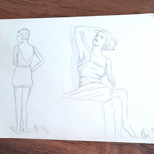Signed original pencil - original,