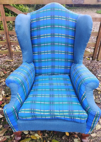 Victorian wing back - back, armchair