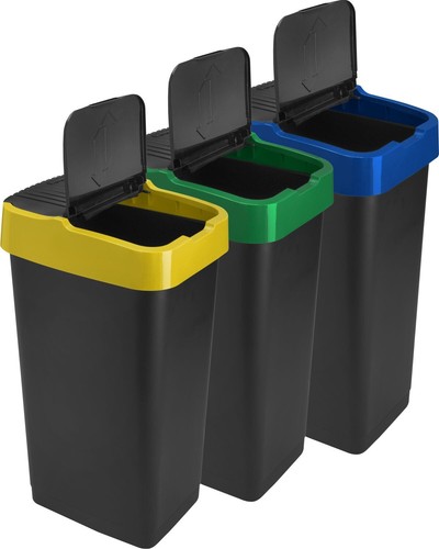 Large dustbin plastic rubbish - large,