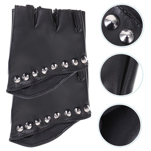 Pair fingerless gloves half - fingerless,