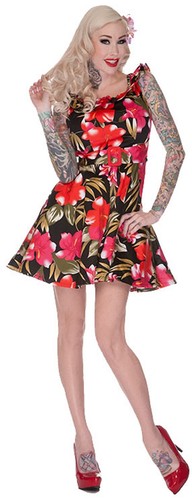 Voodoo vixen vintage floral - voodoo,