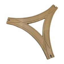 Train Track Triple Junction - Brio, Bigjigs, IKEA Compatible