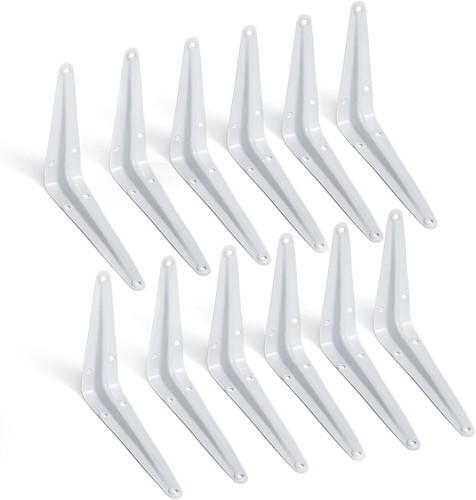 Metal shelf bracket white - metal,