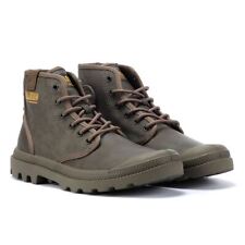 Palladium Pampa Hi Wax Major Brown Boots New
