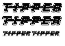 Tipper 4x Sticker Tipper Sticker