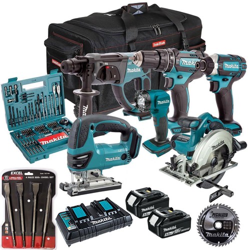 Makita 18v piece combo - makita,