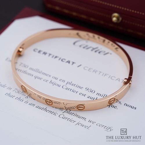 Cartier 18ct rose gold love - 18ct,