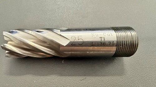 25mm end mill used but - 25mm,