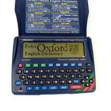 Seiko ER5000 Electronic Oxford English Dictionary Thesaurus Crossword Spellcheck