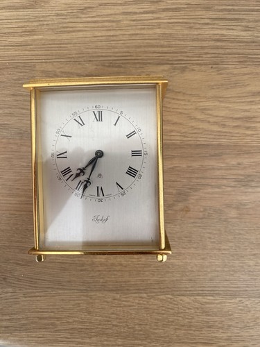Vintage imhof carriage clock - vintage,