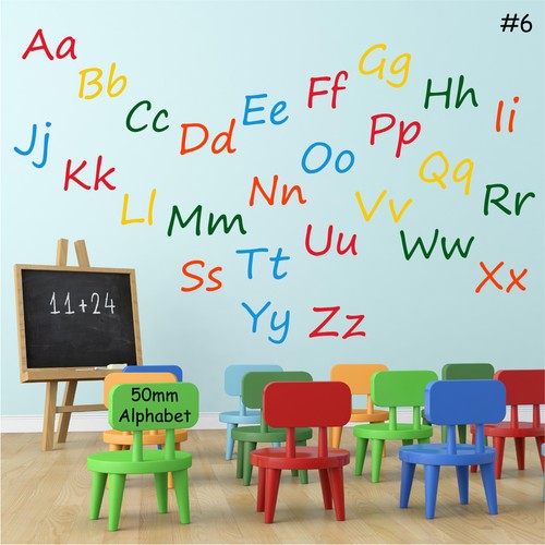 Alphabet letters wall - alphabet,
