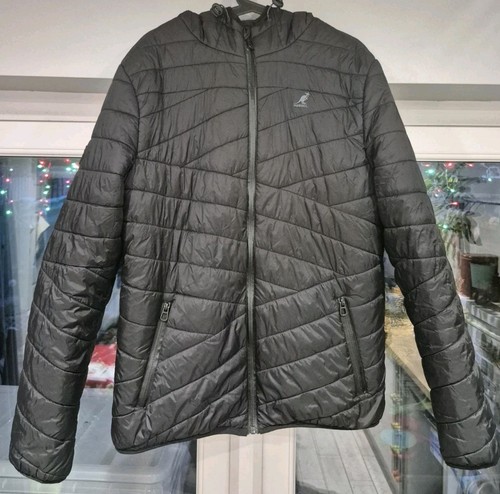 Kangol black edson hooded - kangol,