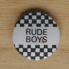 Rude Boys Walt Jabsco Ska Vintage 25mm Pin Badge 2 Tone Madness The Specials