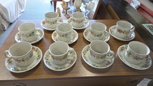 Wedgwood quince tea cups - tea,
