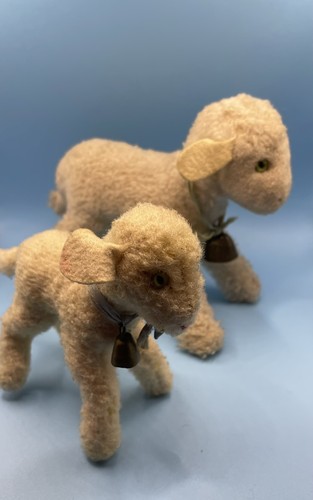 Two vintage mohair steiff - mohair,